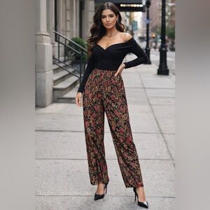 Vintage Chiara Design Wide Leg Pants